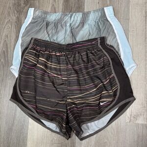 Nike Dri-FIT Running Shorts Womens Small Lot 2 Multicolor Lined Tempo Mesh